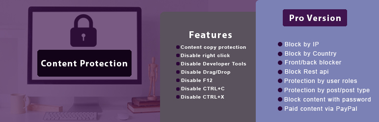 Secure Copy Content Protection And Content Locking Preview Wordpress Plugin - Rating, Reviews, Demo & Download