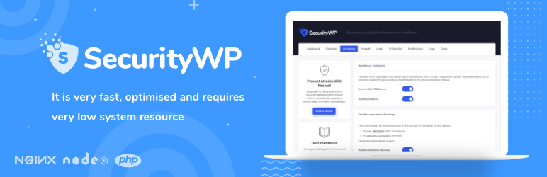 SecurityWP – Advanced Security & Firewall Preview Wordpress Plugin - Rating, Reviews, Demo & Download