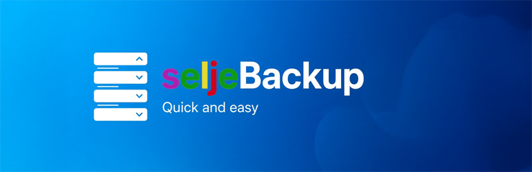 SeljeBackup Preview Wordpress Plugin - Rating, Reviews, Demo & Download