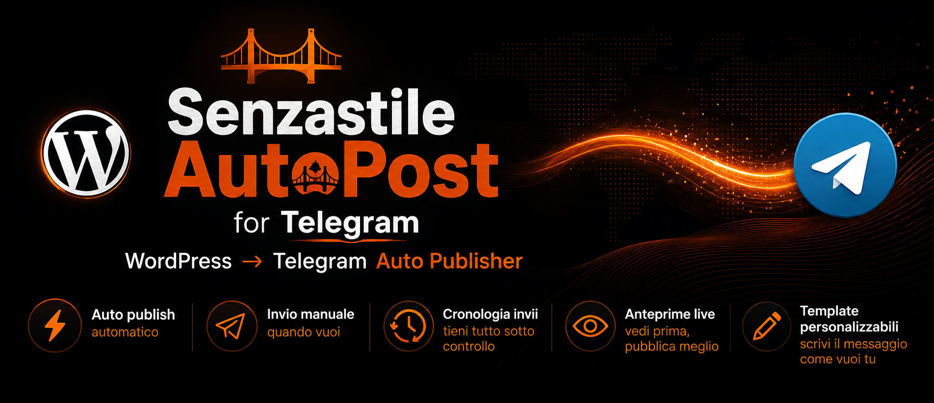 Senzastile AutoPost For Telegram Preview Wordpress Plugin - Rating, Reviews, Demo & Download