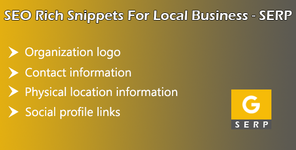 SEO Rich Snippets For Local Business SERP Preview Wordpress Plugin - Rating, Reviews, Demo & Download