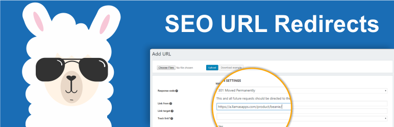 SEO URL Redirects LlamasApps Preview Wordpress Plugin - Rating, Reviews, Demo & Download