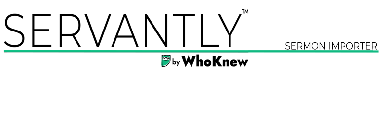 Servantly Sermon Archive With YouTube Import And Live Detection Preview Wordpress Plugin - Rating, Reviews, Demo & Download