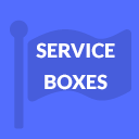 Service Boxes Widgets Text Icon