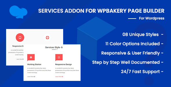 Services | Infobox Addons For WPBakery Page Builder Preview Wordpress Plugin - Rating, Reviews, Demo & Download