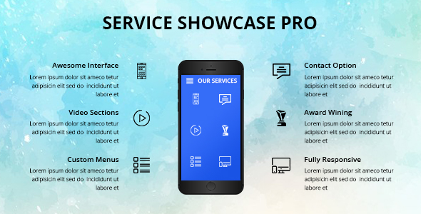 Services Showcase Wordpress Plugin Preview - Rating, Reviews, Demo & Download