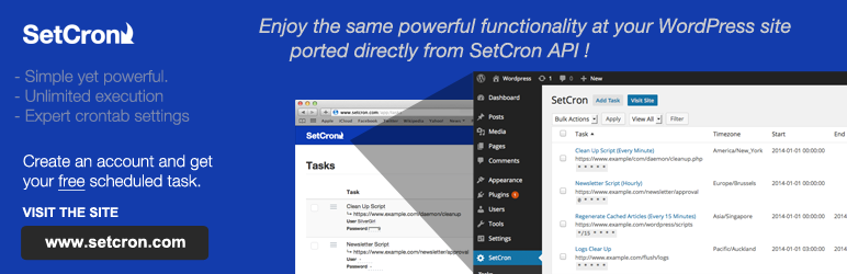 SetCron Preview Wordpress Plugin - Rating, Reviews, Demo & Download