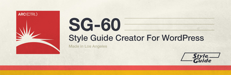 SG-60 Style Guide Creator Preview Wordpress Plugin - Rating, Reviews, Demo & Download