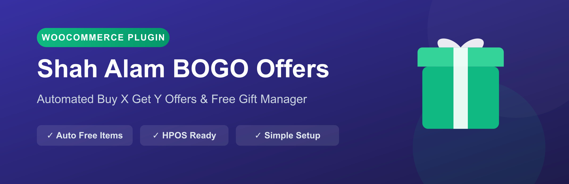 Shah Alam BOGO Offers Preview Wordpress Plugin - Rating, Reviews, Demo & Download