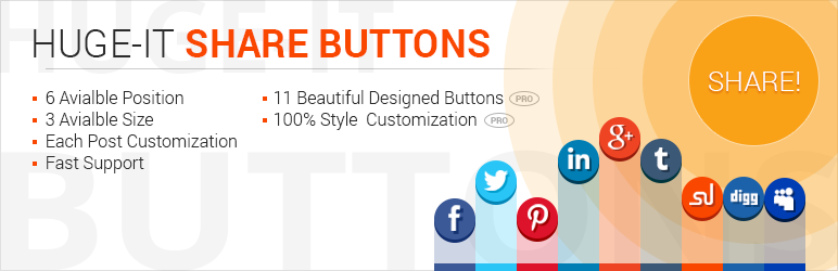 Share Buttons Preview Wordpress Plugin - Rating, Reviews, Demo & Download