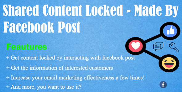 Shared Content Locked – Made By Facebook Post Preview Wordpress Plugin - Rating, Reviews, Demo & Download