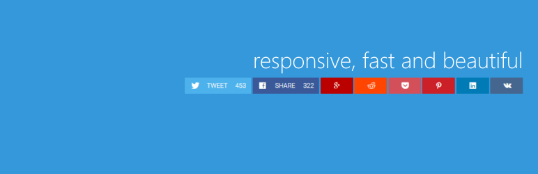 Sharify Social Share Buttons Preview Wordpress Plugin - Rating, Reviews, Demo & Download