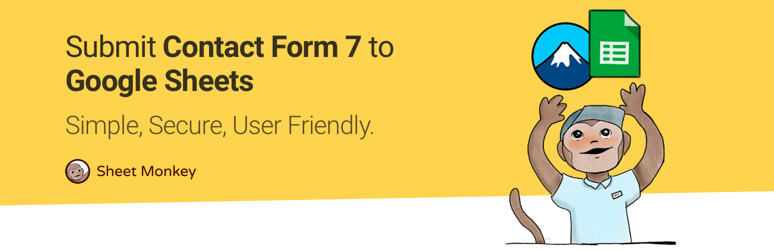 Sheet Monkey's Contact Form 7 To Google Sheets Preview Wordpress Plugin - Rating, Reviews, Demo & Download