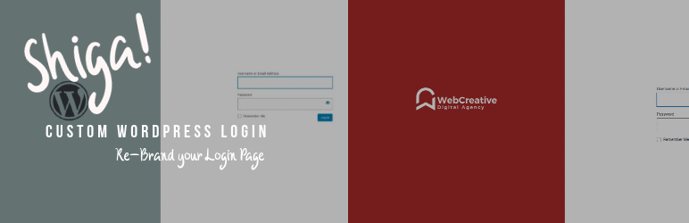 Shiga – Custom WordPress Login For Rebranding Your Login Preview - Rating, Reviews, Demo & Download