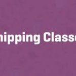 Shipping Class By Category For Woocommerce