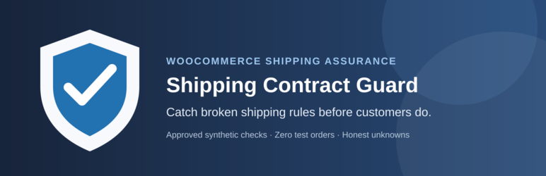 Shipping Contract Guard For WooCommerce Preview Wordpress Plugin - Rating, Reviews, Demo & Download