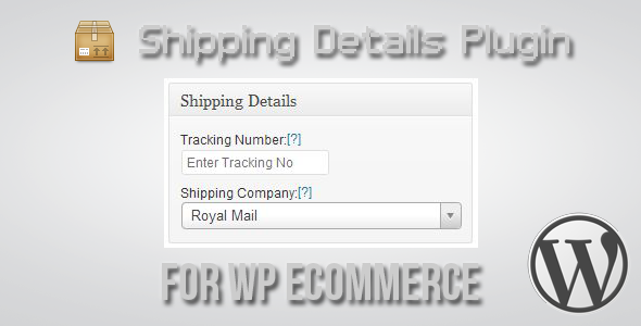 Shipping Details Plugin For WP ECommerce Preview - Rating, Reviews, Demo & Download