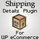 Shipping Details Plugin For WP ECommerce