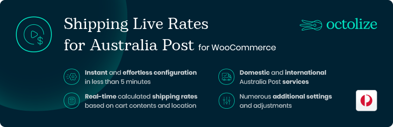 Shipping Live Rates For Australia Post For WooCommerce Preview Wordpress Plugin - Rating, Reviews, Demo & Download