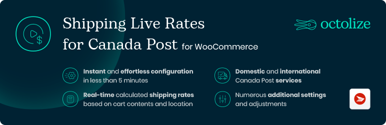 Shipping Live Rates For Canada Post For WooCommerce Preview Wordpress Plugin - Rating, Reviews, Demo & Download