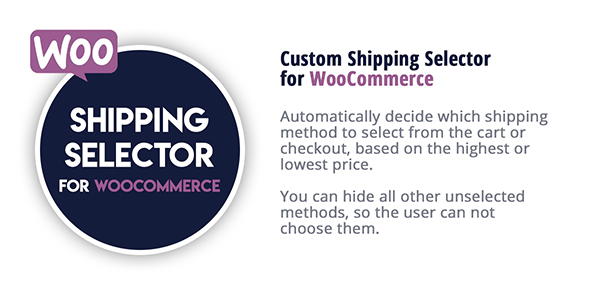 Shipping Selector For WooCommerce Preview Wordpress Plugin - Rating, Reviews, Demo & Download