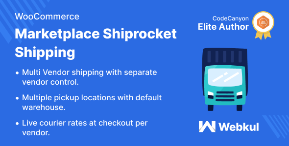 Shiprocket Shipping For WooCommerce Marketplace Preview Wordpress Plugin - Rating, Reviews, Demo & Download