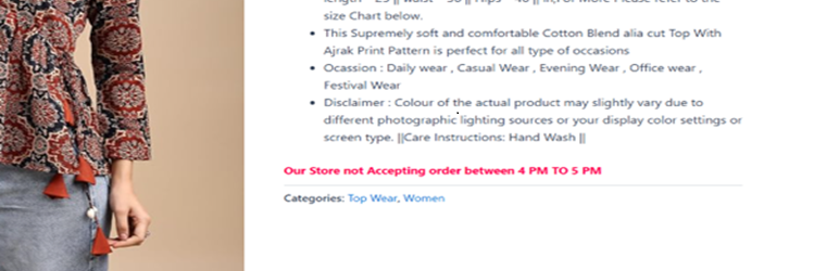 ShopHours Guard For WooCommerce Preview Wordpress Plugin - Rating, Reviews, Demo & Download