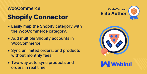 Shopify Connector For WooCommerce Preview Wordpress Plugin - Rating, Reviews, Demo & Download