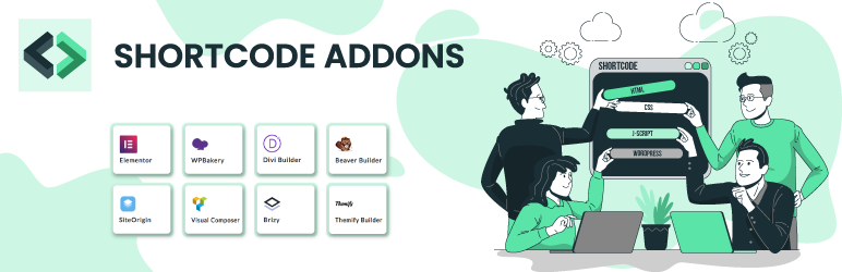 Shortcode Addons- With Visual Composer, Divi, Beaver Builder And Elementor Extension Preview Wordpress Plugin - Rating, Reviews, Demo & Download