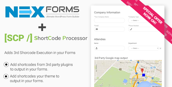 Shortcode Processor For NEX-Forms Preview Wordpress Plugin - Rating, Reviews, Demo & Download