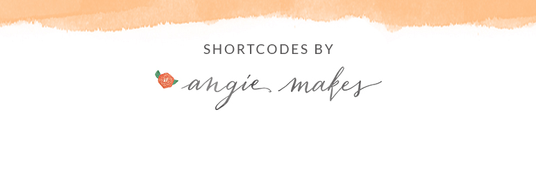 Shortcodes By Angie Makes Preview Wordpress Plugin - Rating, Reviews, Demo & Download