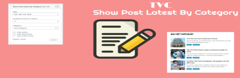 Show Post Latest By Category Preview Wordpress Plugin - Rating, Reviews, Demo & Download