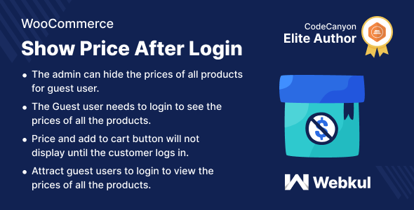 Show Price After Login Plugin For WooCommerce Preview - Rating, Reviews, Demo & Download