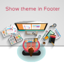 Show Theme In Footer
