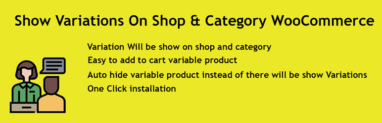 Show Variations On Shop & Category WooCommerce Preview Wordpress Plugin - Rating, Reviews, Demo & Download