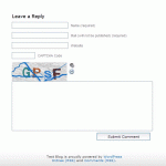 SI CAPTCHA Anti-Spam