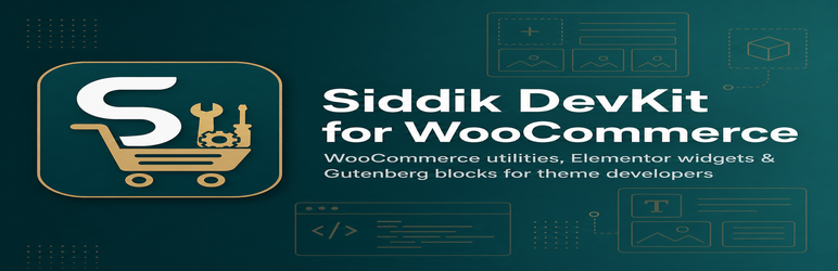 Siddik DevKit For WooCommerce Preview Wordpress Plugin - Rating, Reviews, Demo & Download