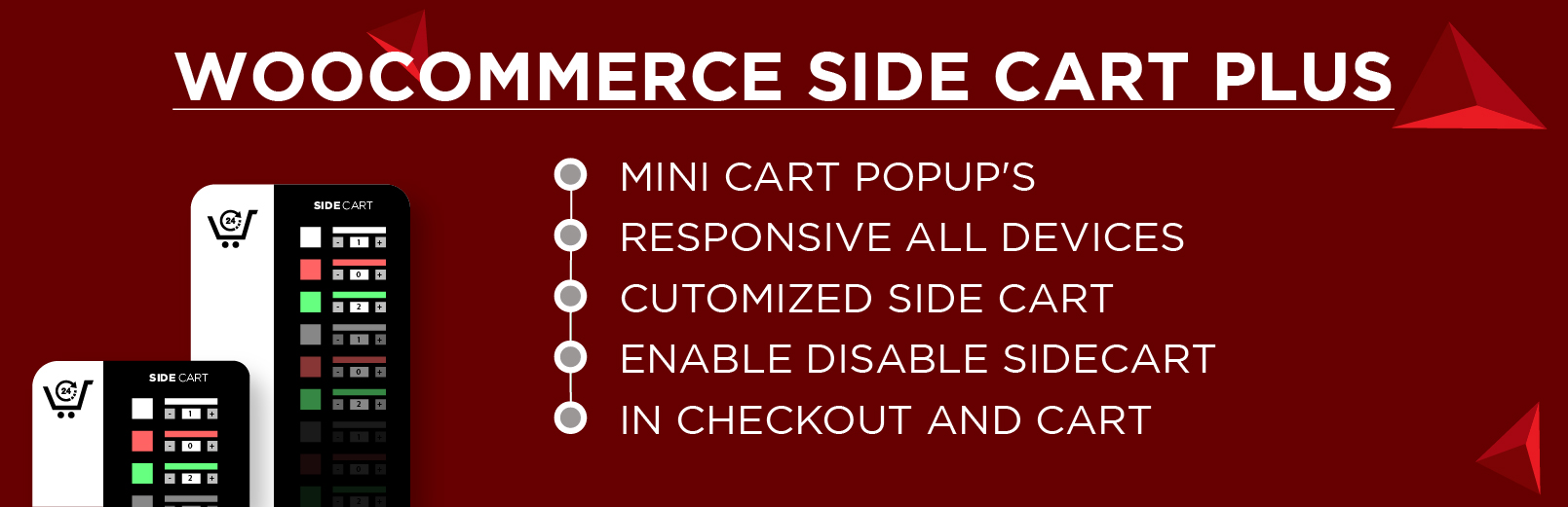 Side Cart Plus For Woocommerce Preview Wordpress Plugin - Rating, Reviews, Demo & Download