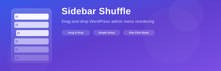 Sidebar Shuffle Preview Wordpress Plugin - Rating, Reviews, Demo & Download