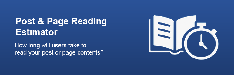 Signalfire Reading Estimator Preview Wordpress Plugin - Rating, Reviews, Demo & Download