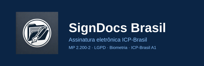 SignDocs Brasil Preview Wordpress Plugin - Rating, Reviews, Demo & Download