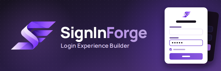 SignInForge Preview Wordpress Plugin - Rating, Reviews, Demo & Download