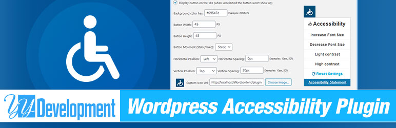 Simple Accessibility Button Preview Wordpress Plugin - Rating, Reviews, Demo & Download