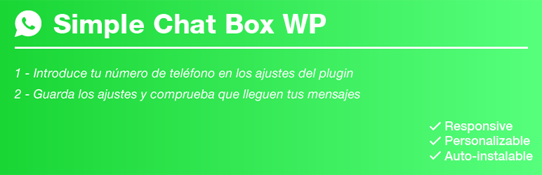 Simple Chat Box WP Preview Wordpress Plugin - Rating, Reviews, Demo & Download