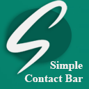 Simple Contact Bar For WordPress