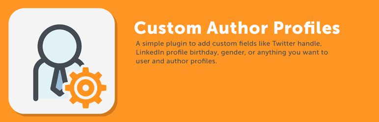 Simple Custom Author Profiles Preview Wordpress Plugin - Rating, Reviews, Demo & Download