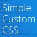 Simple Custom CSS Plugin