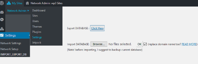 Simple Database Export+Import+Migration Preview Wordpress Plugin - Rating, Reviews, Demo & Download