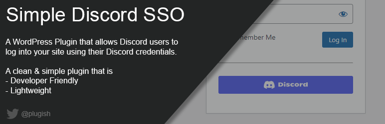 Simple Discord SSO ( Single Sign-On ) Preview Wordpress Plugin - Rating, Reviews, Demo & Download