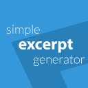 Simple Excerpt Generator